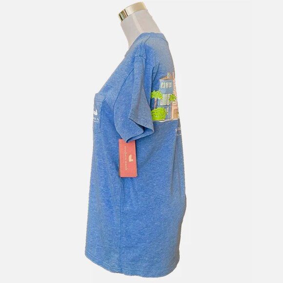 NWT NEW SOUTHERN MARSH CHARLESTON SOUTH CAROLINA RAINBOW ROW TEE T-SHIRT SIZE XS - Picture 7 of 8